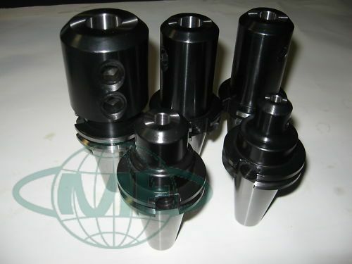 Cat40 End Mill Holders, Coolant Thru, 5 Pcs Any Sizes Of Your Selection-new